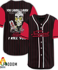 Laugh Cry Take My Narragansett Beer I Kill You Baseball Jersey Shirt Style Laugh Cry Take My Narragansett Beer I Kill You Baseball Jersey Shirt Style