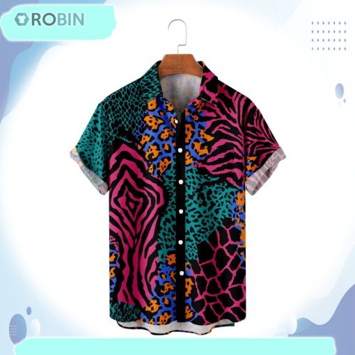Leopard Print Hawaiian Shirt