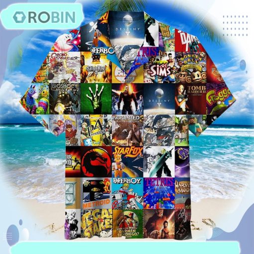 Let’s play games together Unisex Hawaiian Shirt