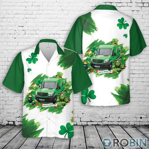 London Ambulance, Patrick’s Day Hawaiian Shirt