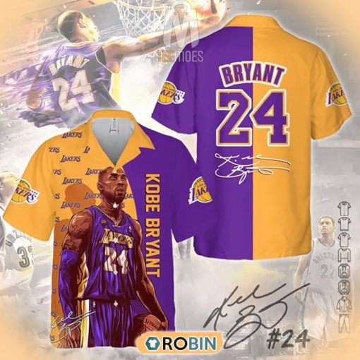 Los Angeles Lakers NBA Kobe Bryant Hawaiian Shirt