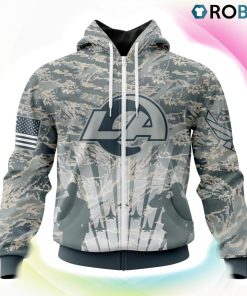 Los Angeles Rams NFL Honor US Air Force Veterans 3D Hoodie, Los Angeles Rams Merch