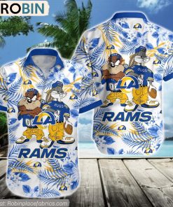 Los Angeles Rams Taz And Bugs NFL Teams Hawaiian Shirt