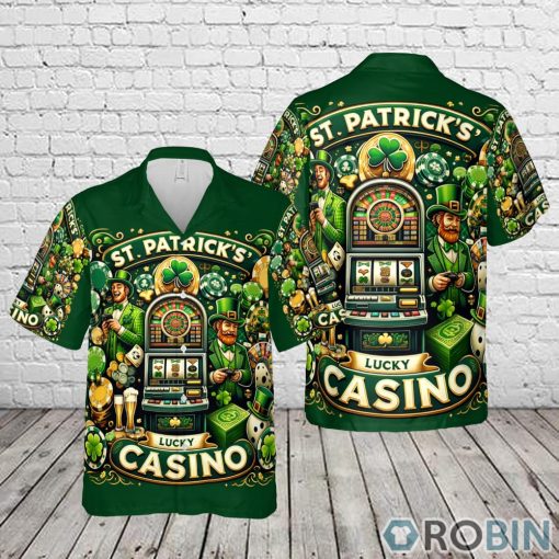 Lucky Casino St Patrick’s Day Hawaiian Shirt