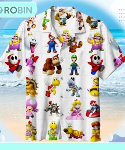 Mario Character Collection Unisex Hawaiian Shirt