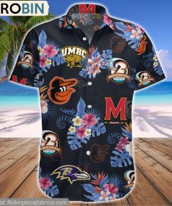Maryland Sport Logo Hawaiian Shirt