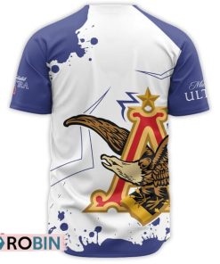 Michelob Ultra Anheuser Eagle Logo Baseball Jersey Shirt Style Michelob Ultra Anheuser Eagle Logo Baseball Jersey Shirt Style