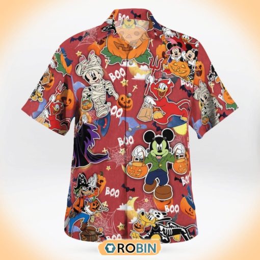 Mickey Mouse Hawaiian Shirt Red Halloween 2022 Gift For Men