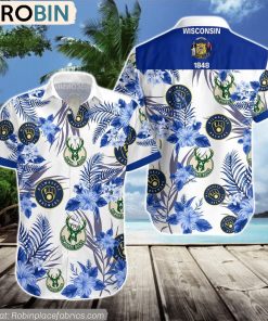 Milwaukee Brewers, Milwaukee Bucks Hawaiian Shirt