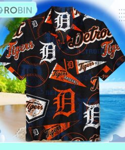 MLB Detroit Tigers Hawaiian Shirt
