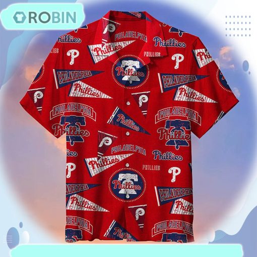 MLB Philadelphia Phillies Retro Hawaiian shirt