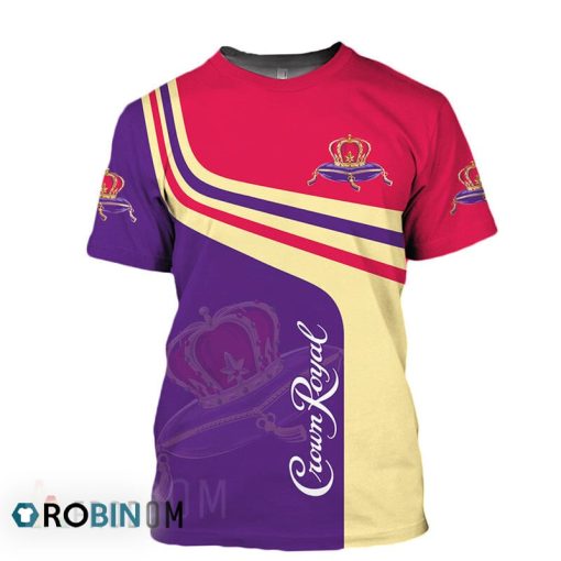 Modern Crown Royal 3D All Over Printed T-Shirt