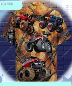 Monster Truck Is My Toy Hawaiian Shirt