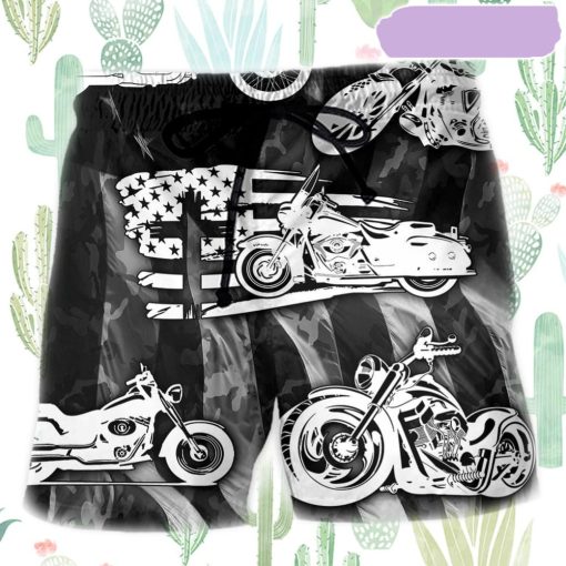 Motorcycle I’m A Simple Man Beach Short, Gift for Holiday Summer