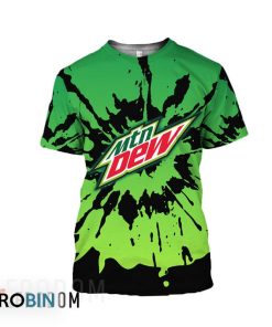 Mountain Dew 3D All Over Printed T-Shirt Mountain Dew 3D All Over Printed T-Shirt