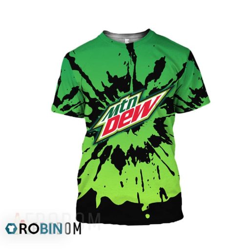 Mountain Dew 3D All Over Printed T-Shirt