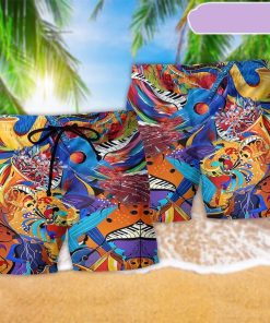Music Is A Journey Beach Short, Gift for Holiday Summer Music Is A Journey Beach Short, Gift for Holiday Summer