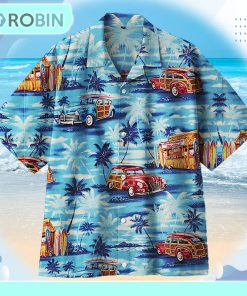 My Classic Car Takes Me To The beach Universal Hawaiian shirt