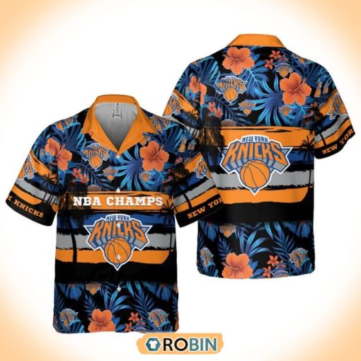 NBA Champs New York Knicks Special Floral Summer Hawaiian Shirt