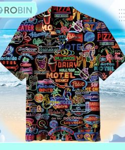 Neon Signs Unisex Hawaiian Shirt