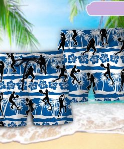 Netball Beach Tropical Floral Beach Short, Gift for Holiday Summer Netball Beach Tropical Floral Beach Short, Gift for Holiday Summer