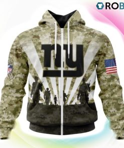 New York Giants NFL Salute To Service 3D Hoodie, New York Giants Gear