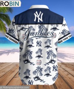 New York Yankees Palm Island Pattern MLB Hawaiian Shirt
