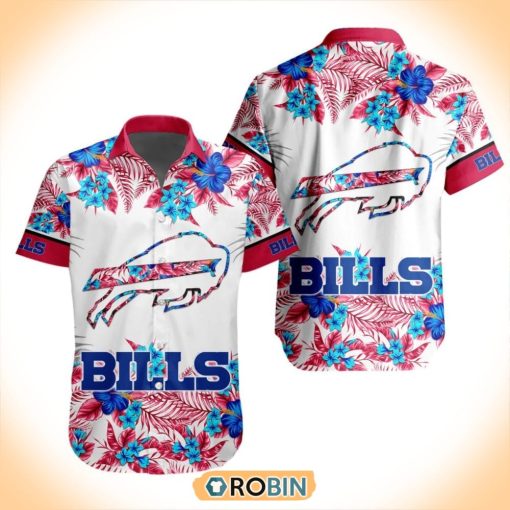 NFL Buffalo Bills Special Floral Hawaiian Button Shirt