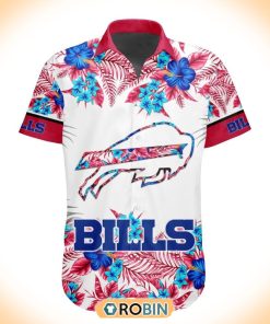 NFL Buffalo Bills Special Floral Hawaiian Button Shirt