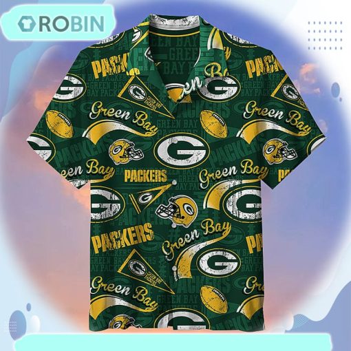 NFL Green Bay Packers Hawaiian shirt