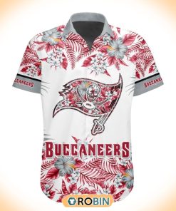 NFL Tampa Bay Buccaneers Special Floral Hawaiian Button Shirt