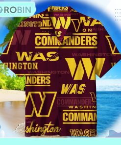 NFL Washington Commanders Hawaiian Shirt