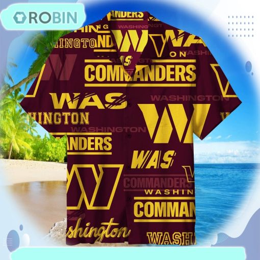 NFL Washington Commanders Hawaiian Shirt