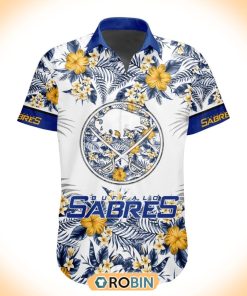 NHL Buffalo Sabres Special Floral Hawaiian Button Shirt NHL Buffalo Sabres Special Floral Hawaiian Button Shirt