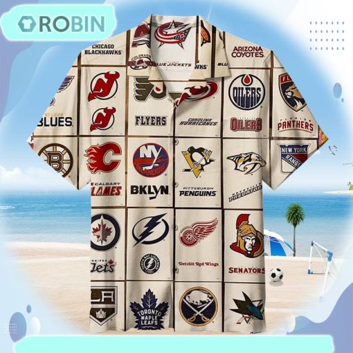 NHL Hockey Team Hawaiian Shirt