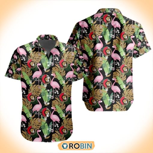 NHL Ottawa Senators Flamingo Flowers Hawaiian Shirt