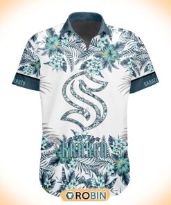 NHL Seattle Kraken Special Floral Hawaiian Button Shirt