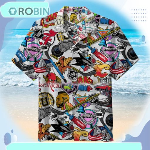 NHL Teams x 80s TV Shows Universal Hawaiian Shirt