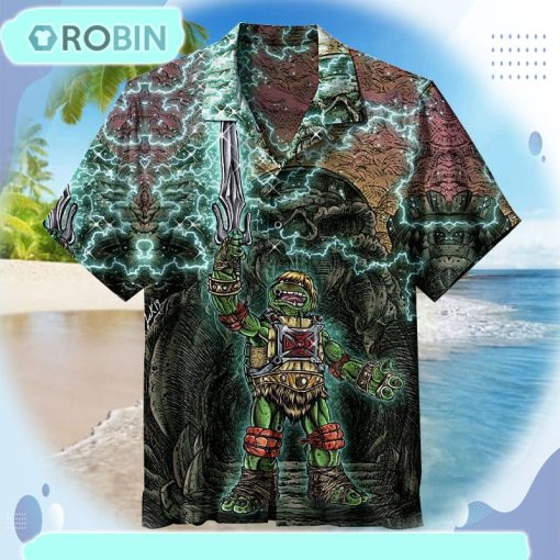 Ninja Turtles He-Man League Universal Hawaiian Shirt