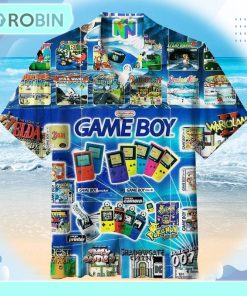 Nintendo 64 Unisex Hawaiian Shirt Nintendo 64 Unisex Hawaiian Shirt