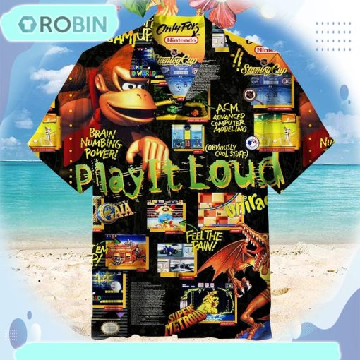 Nintendo Power Unisex Hawaiian Shirt