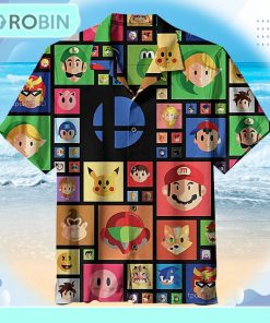 Nintendo Universal Hawaiian Shirt