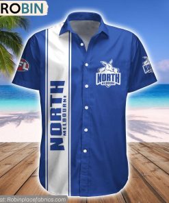 North Melbourne Kangaroos Hawaiian Shirt AFL Teams