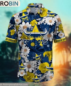 Nq Cowboys Hawaiian Shirt NRL Teams