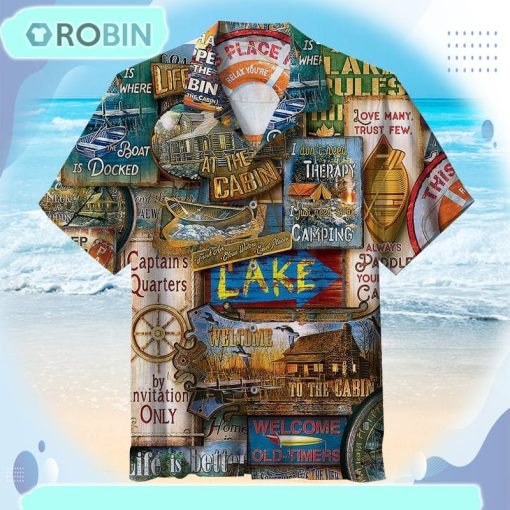 Off to The LakehouseUniversal Hawaiian Shirt