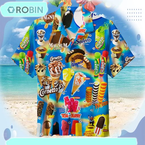 Oh, Those Old Summers, Those Old Ice Creams Unisex Hawaiian Shirt 01hws