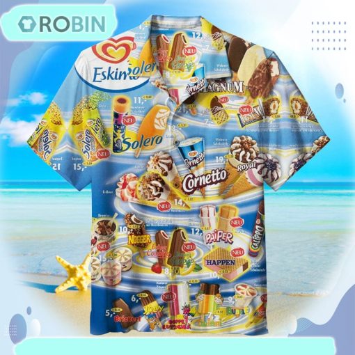 Oh, Those Old Summers, Those Old Ice Creams Unisex Hawaiian Shirt 04hws