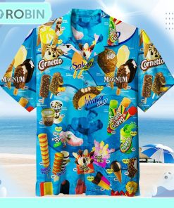 Oh, Those Old Summers, Those Old Ice Creams Unisex Hawaiian Shirt 05hws