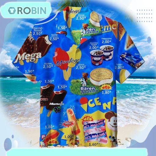 Oh, Those Old Summers, Those Old Ice Creams Unisex Hawaiian Shirt 06hws