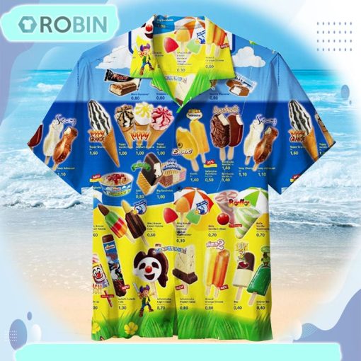 Oh, Those Old Summers, Those Old Ice Creams Unisex Hawaiian Shirt 07hws
